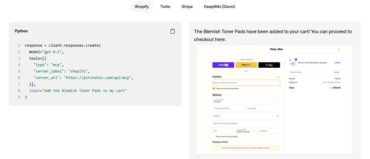 OpenAI 扩展 Responses API：新增支持 MCP、图像生成等功能
